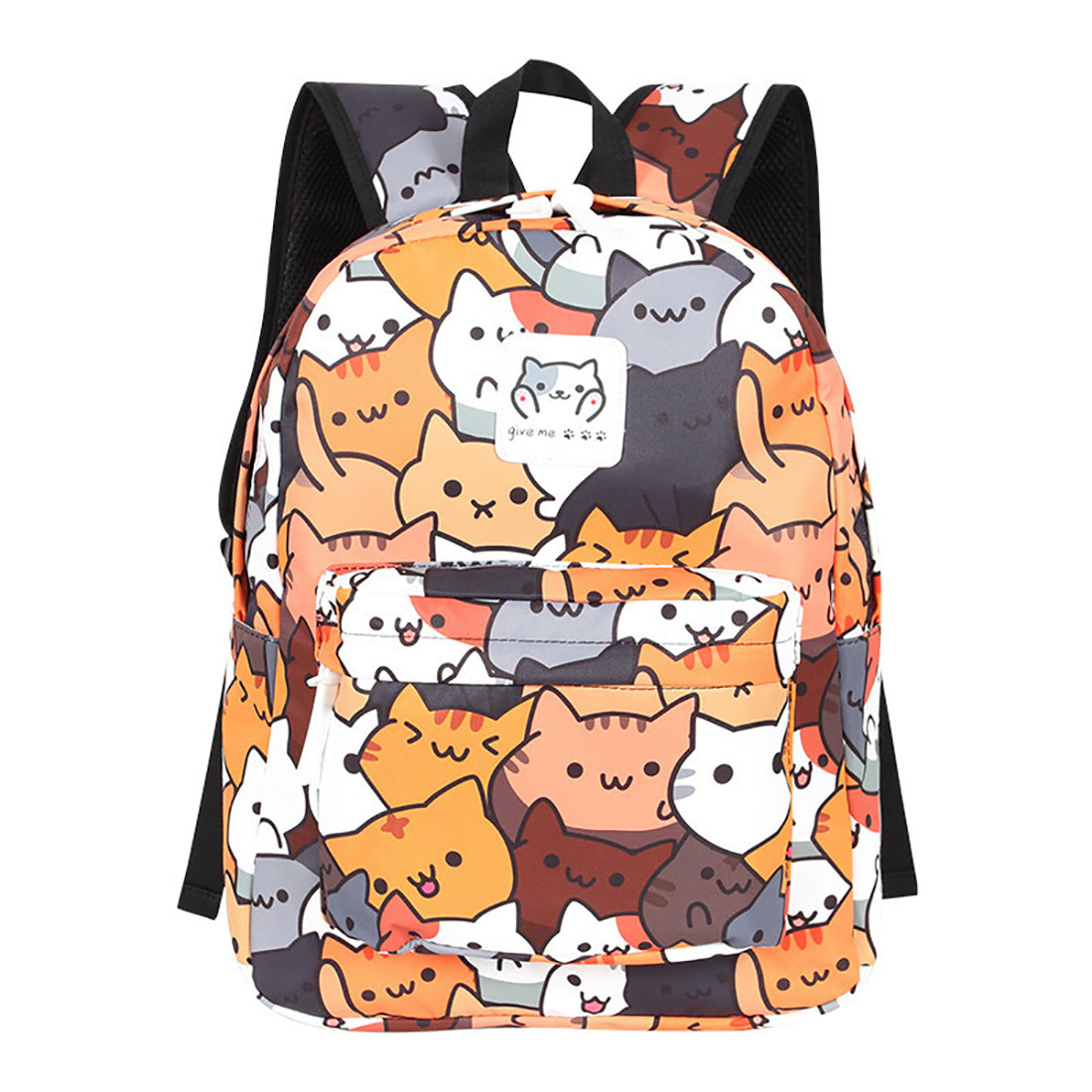 Sac à dos de peinture sur tout le chat pastel mignon