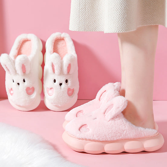 Cute Rabbit Plush Slipper