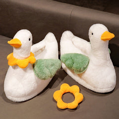 Cute Duck Plush Slipper