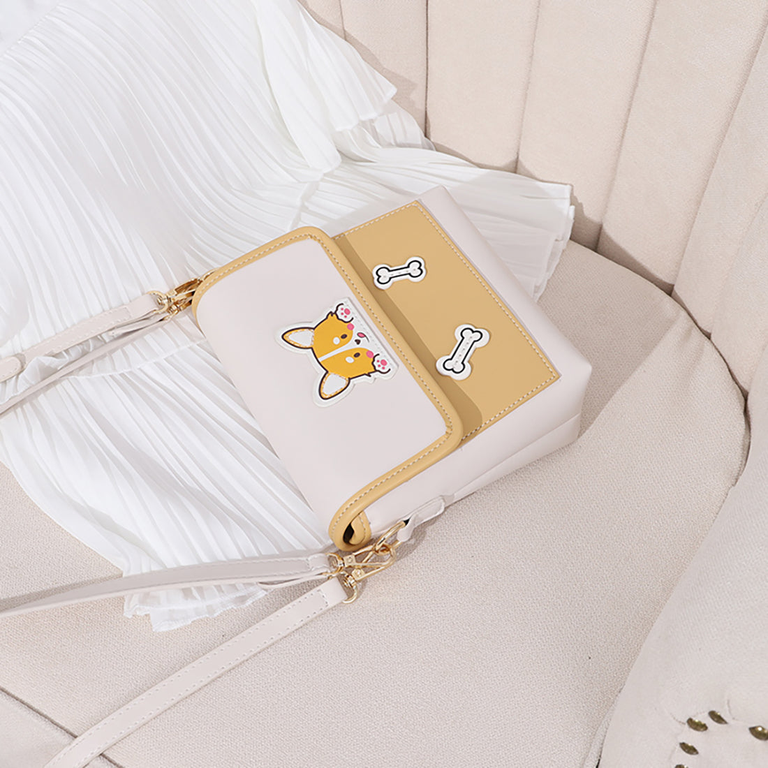 Cute Puppy Crossbody Bag