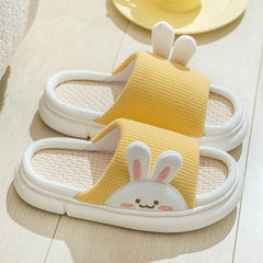 Cute Bunny Linen Summer Sandals