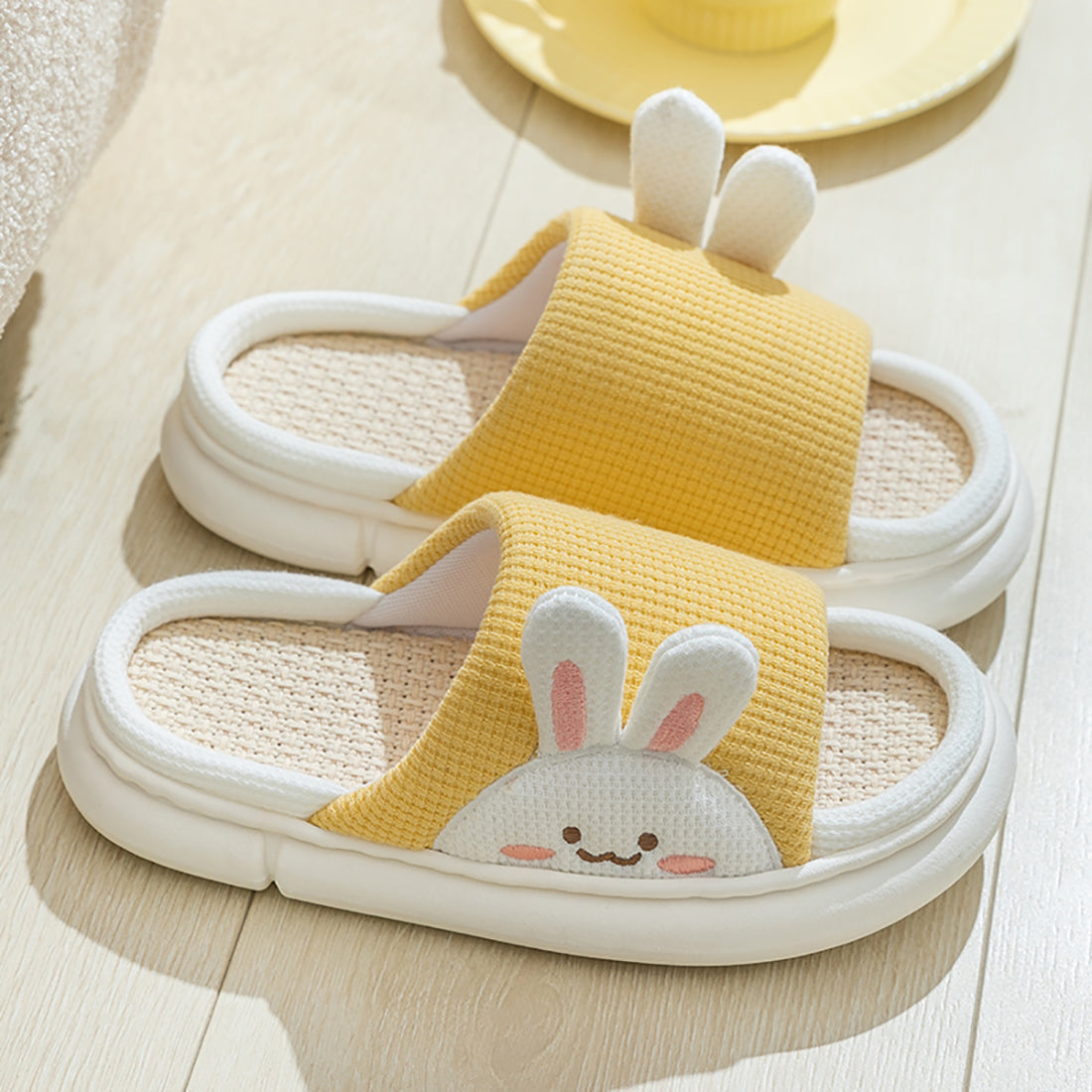 Cute Bunny Linen Summer Sandals