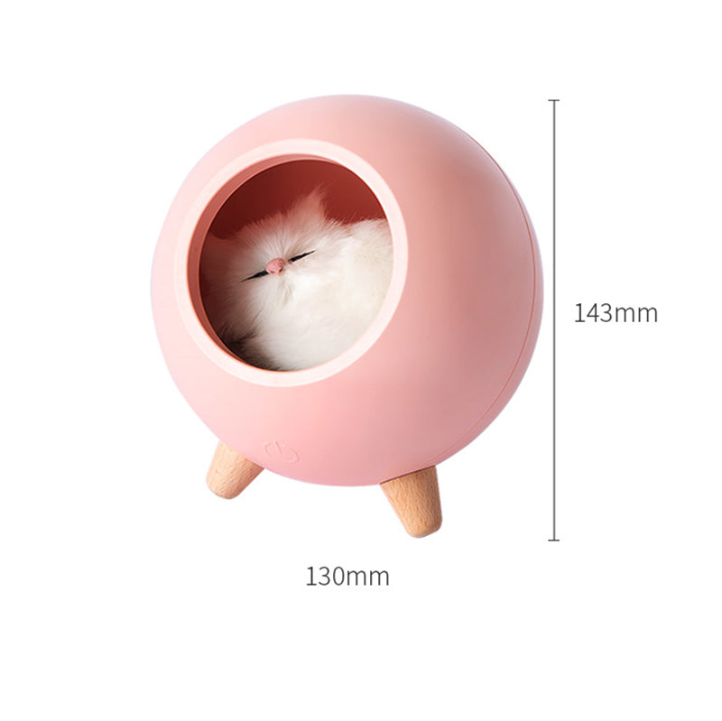 Cute Kitten House Mini luci notturne decorative