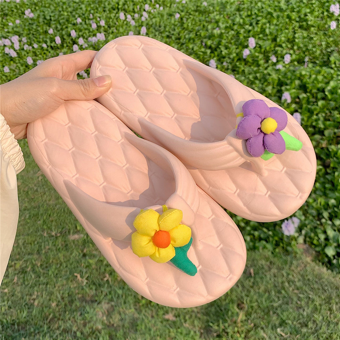 Niedlicher Blumen-Slipper