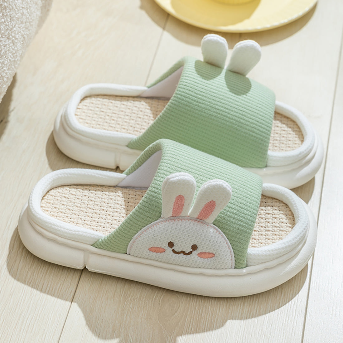 Cute Bunny Linen Summer Sandals