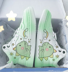 Zapatillas altas de muy buen gusto Lovely Dinosaur Shoes