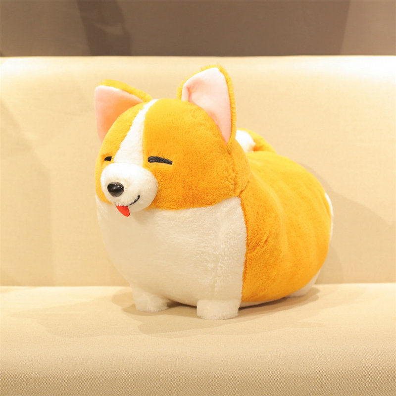 Jouet en peluche mignon Chubby Corgi