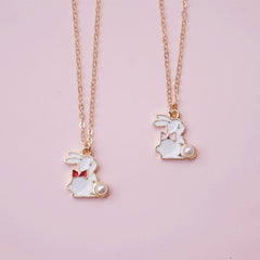 Collier chaîne pendentif lapin mignon