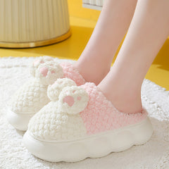 Cute Cat Paw Knit Slipper