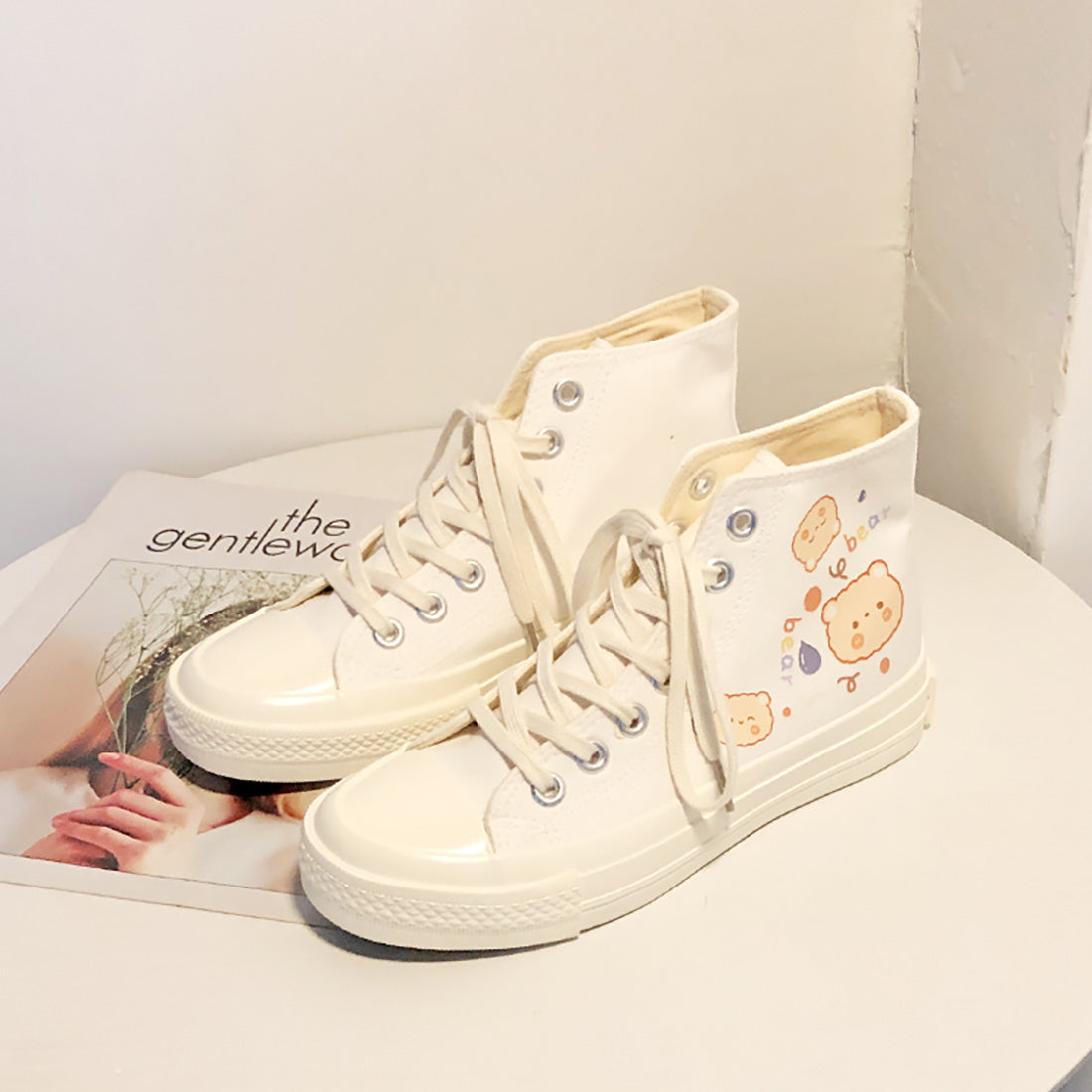 Party Bear High Cut Canvas-Sneaker