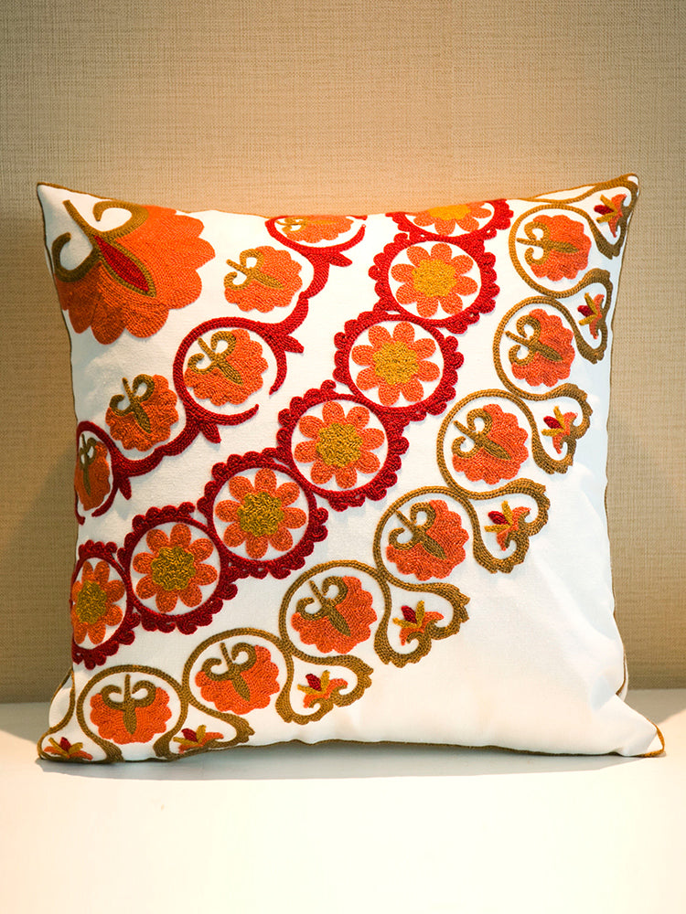 Ethnic style embroidered throw pillows sofa cushions  cushions pillow covers, no core