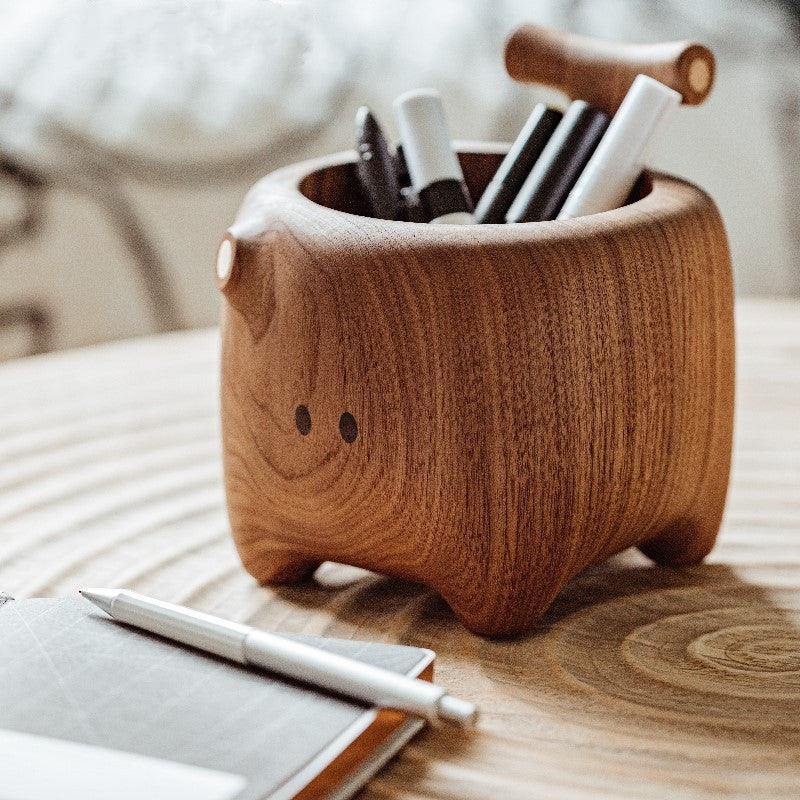 Stockage multifonction | Organisation de bureau, support de télécommande, porte-stylo, stockage de clés, cadeau de décoration de pot de plante