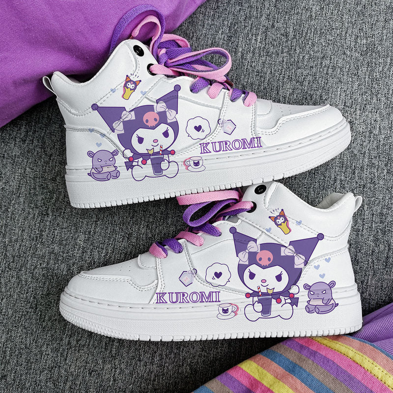 Cute Kawaii Kulomi High-top Comfortable Sneakers