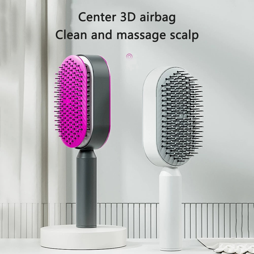 Single Push Cleaning Hair Brush™ 