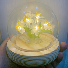 Luz de noche de narciso para decoración de cúpula