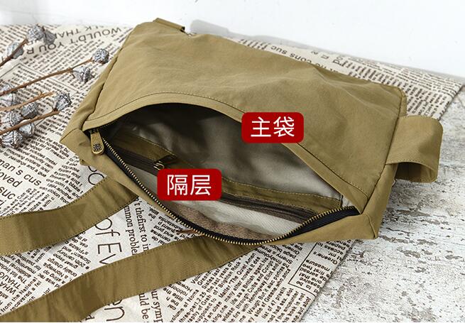 Cotton Simple Women Travel Bag Shoulder Bag