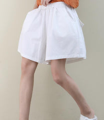 Cotton Linen Summer Women Shorts