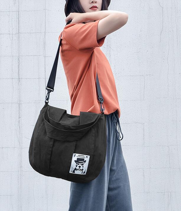 Women Backpack cotton Linen bag  shoulder strap single shoulder bag