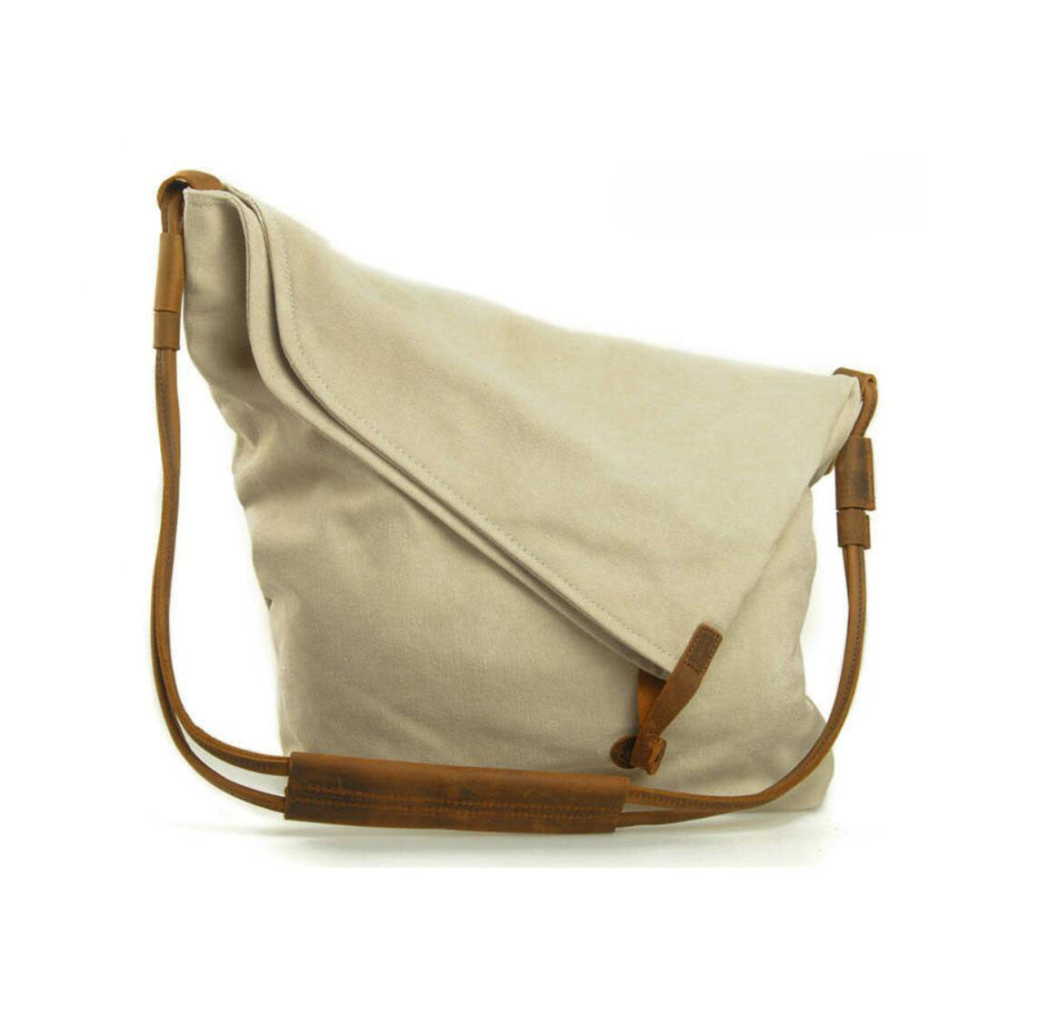 Damen Canvas Umhängetasche Einkaufstasche Messenger Bag Große Kapazität Umhängetasche Retro Literarische Stofftasche als Geschenk