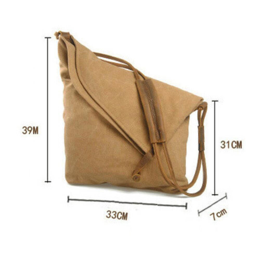 Damen Canvas Umhängetasche Einkaufstasche Messenger Bag Große Kapazität Umhängetasche Retro Literarische Stofftasche als Geschenk