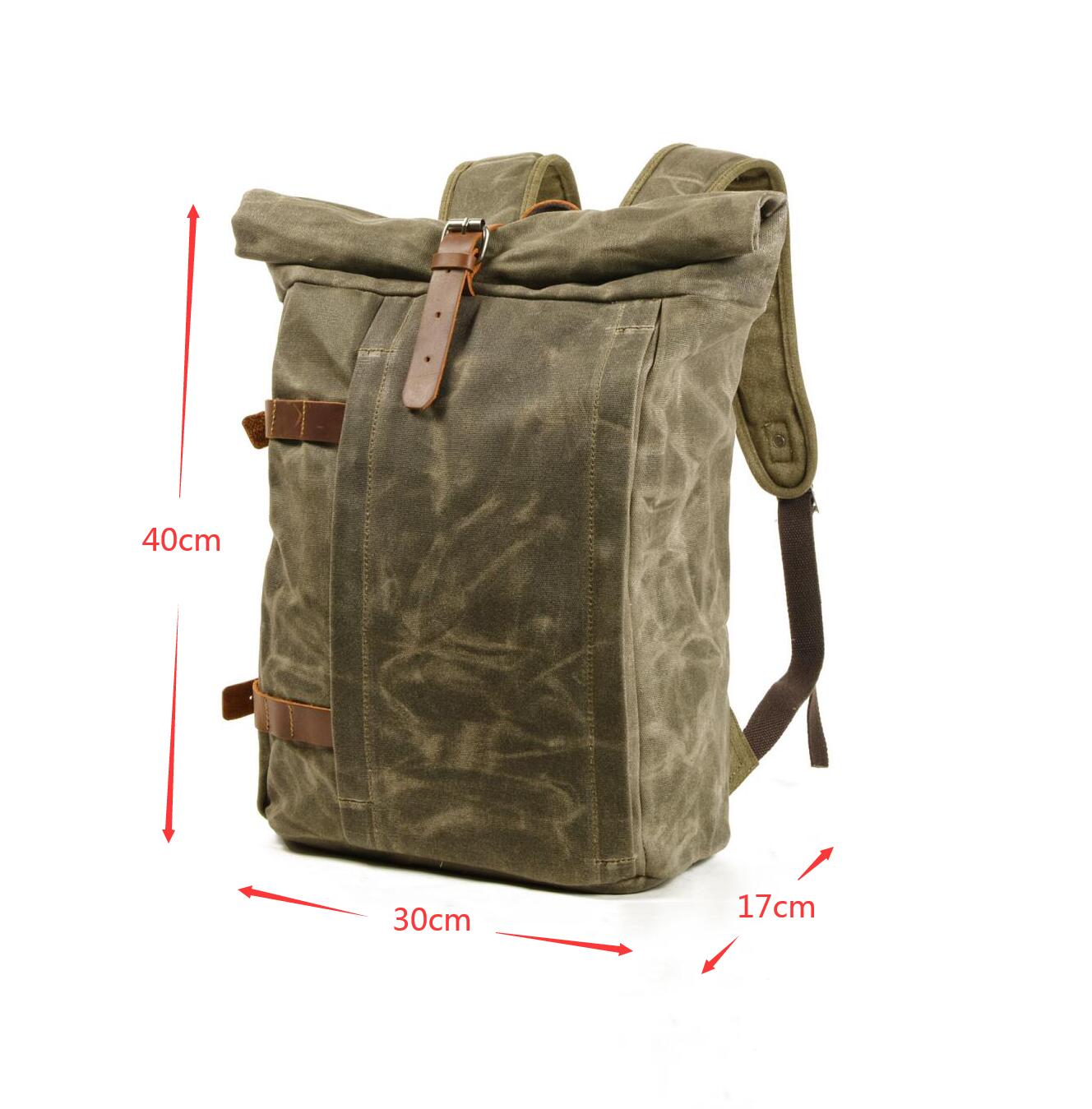 Canvas Backpack Bag Men Travel Bag Shoulder Bag Outdoor Sports Bag Large Capacity Bag for Gift