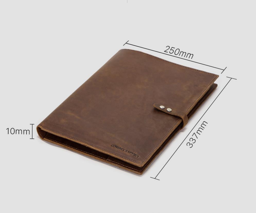 Name Engraving Leather Portfolio iPa Men's Business Portfolio, Document Organizer, Personalized Anniversary Birthday for Gift