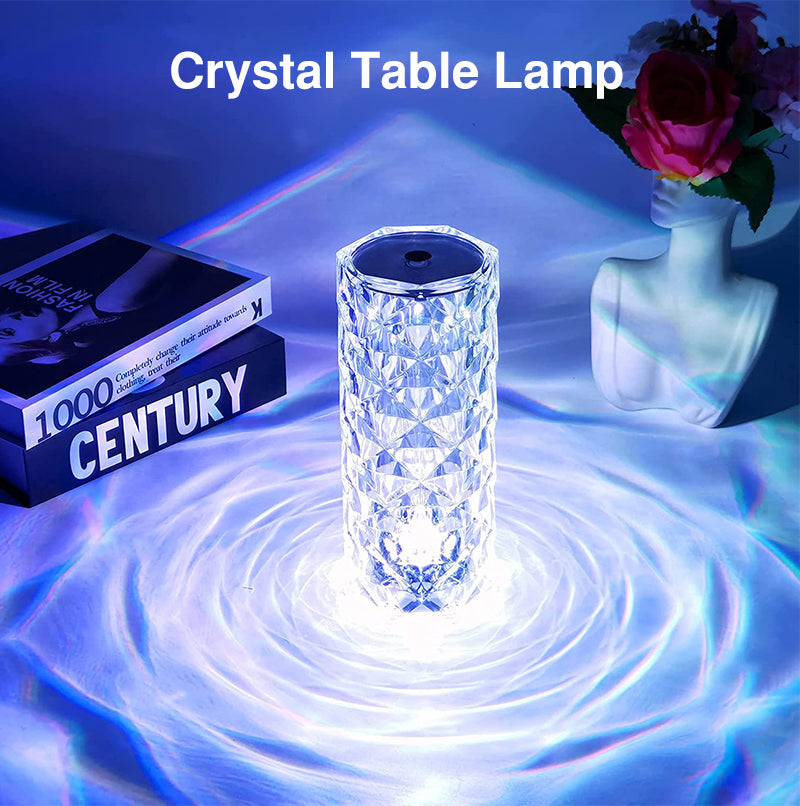 【LAST DAY SALE】Touch Control Rose Crystal Lamp