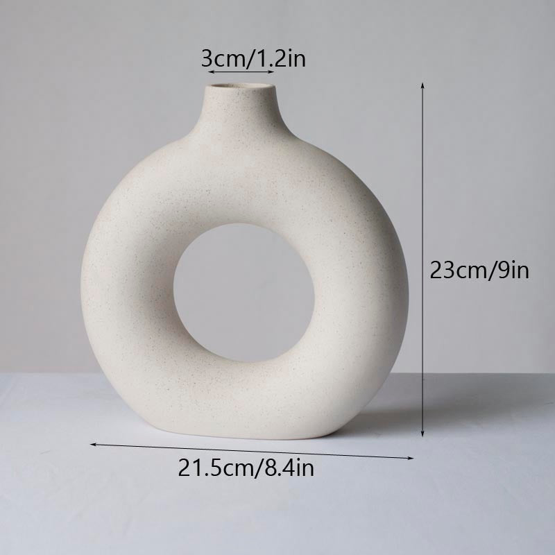 ArtZ® Hollow Ceramic Vase