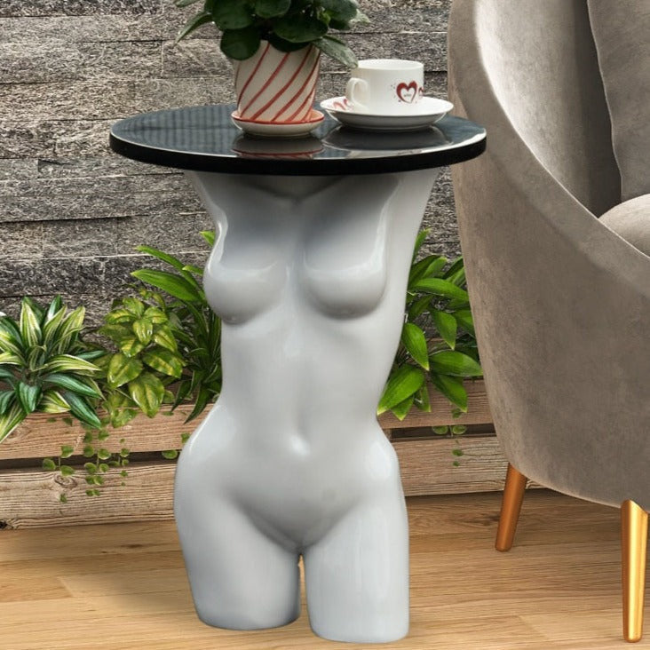 ArtZ® Nordic Woman Skulptur Tabletttisch