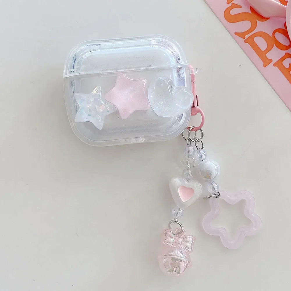 Coquette Pearly AirPods Case With Chain