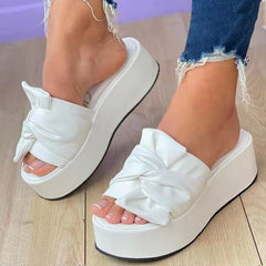 Wenkouban Women Sandals Women Heels Sandals For Summer Shoes Women Platform Sandals Soft Bottom Wedge Sandalias Mujer Summer Slippers Heel