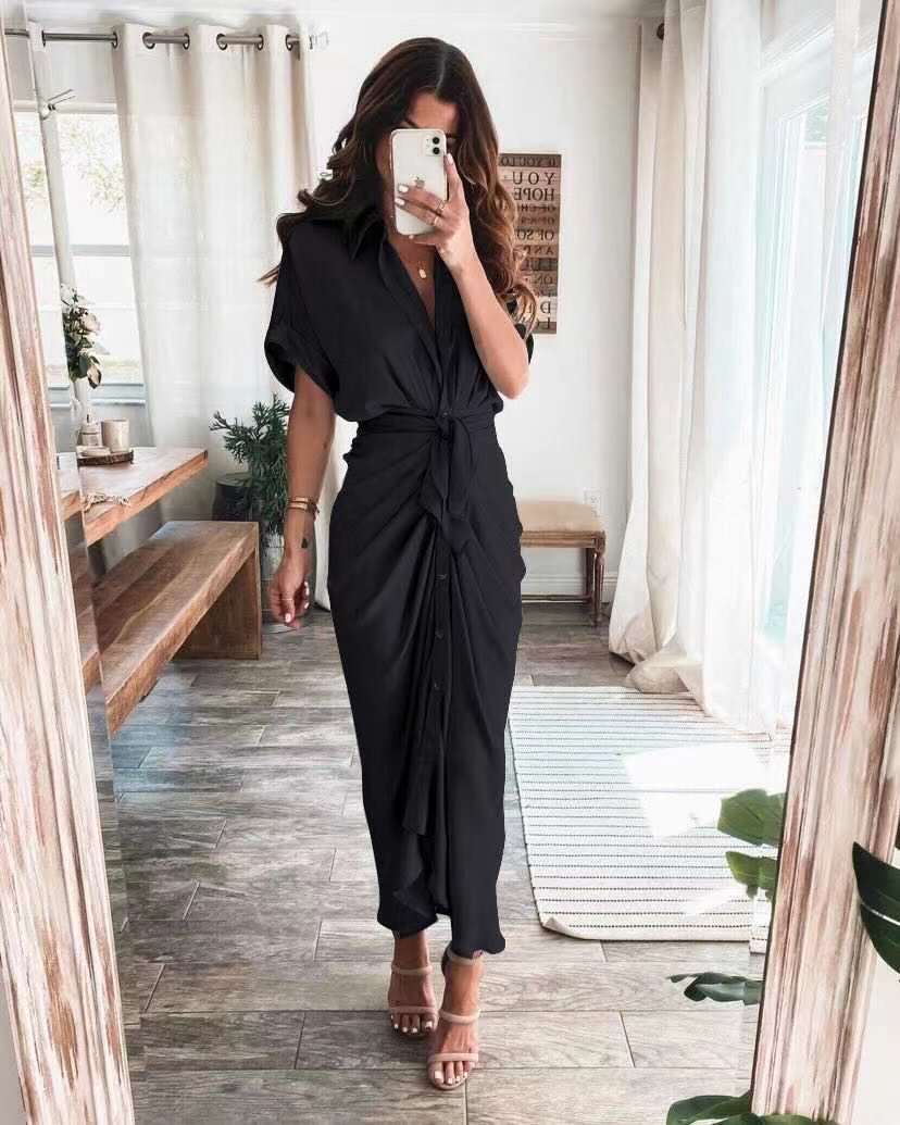 Chic Chic Tie Maxi Dress