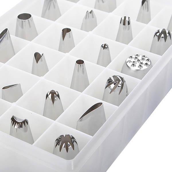 24pcs Icing Piping Nozzle Tips Set Cake Decorating Set Baking Cake Decorating Tool