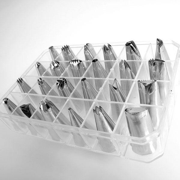 24pcs Icing Piping Nozzle Tips Set Cake Decorating Set Baking Cake Decorating Tool