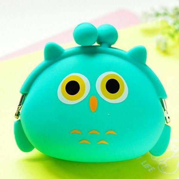 Women Silicone Jelly Coin Purse Cartoon Lovely Animal Bag