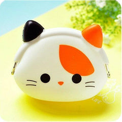 Women Silicone Jelly Coin Purse Cartoon Lovely Animal Bag