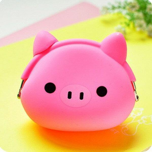 Women Silicone Jelly Coin Purse Cartoon Lovely Animal Bag