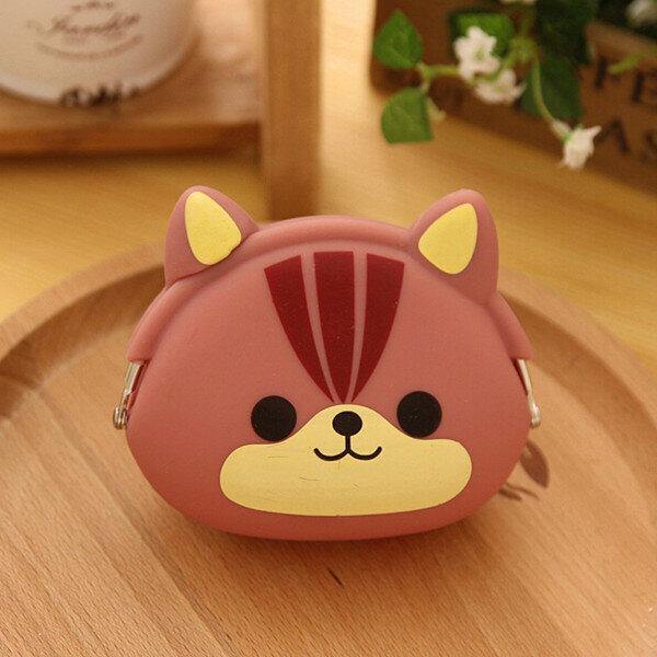 Women Silicone Jelly Coin Purse Cartoon Lovely Animal Bag