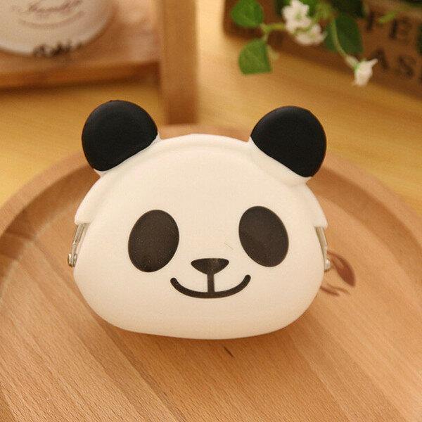 Women Silicone Jelly Coin Purse Cartoon Lovely Animal Bag