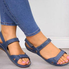 Sandalias Wenkouban para mujer, zapatos informales de verano 2022, sandalias de tacón bajo para mujer, zapatos de cuña, zapatos de fondo suave, calzado de verano para mujer