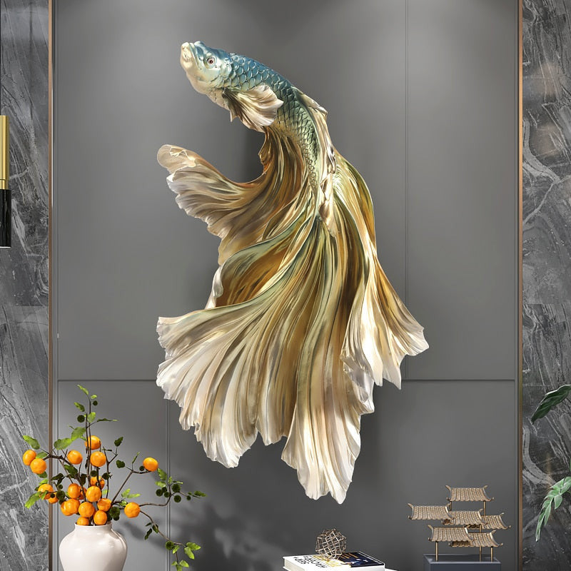 ArtZ® Very Fishy 3D Nordische Wandskulptur