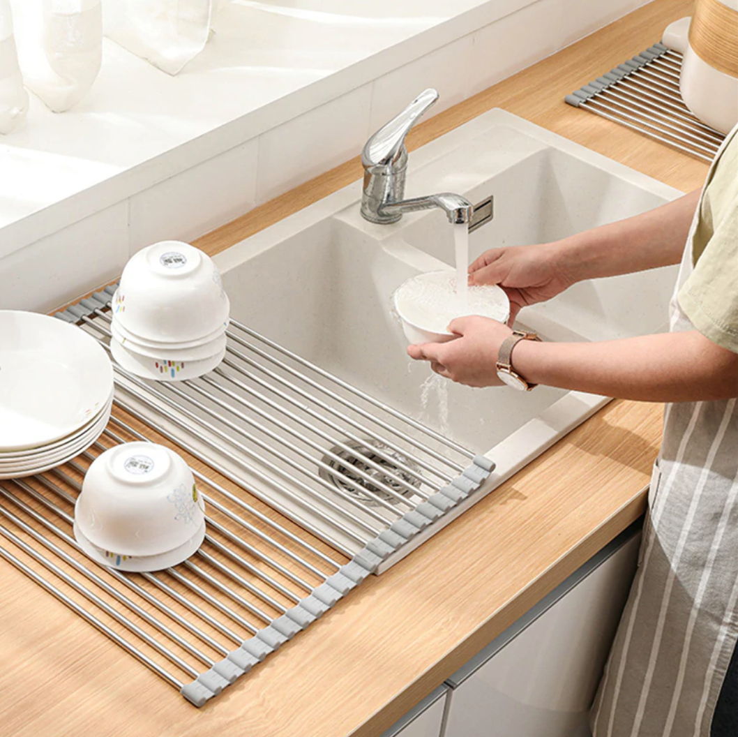 Rolling Sink Rack