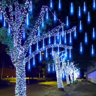 (Weihnachtsaktion 50 % Rabatt) Schneefall-LED-Lichterset 