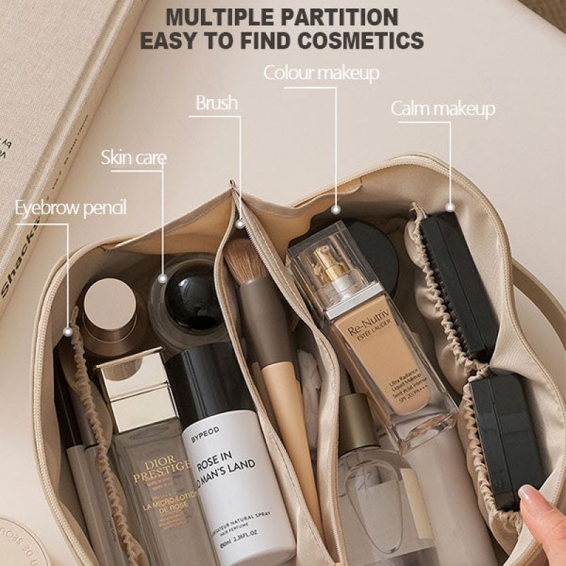 【VENTA DE ÚLTIMO DÍA】Bolsa de cosméticos de viaje de gran capacidad