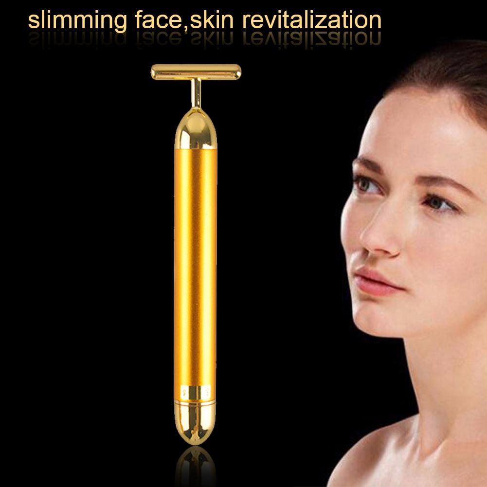 24K Gold Pulse Facial Massager