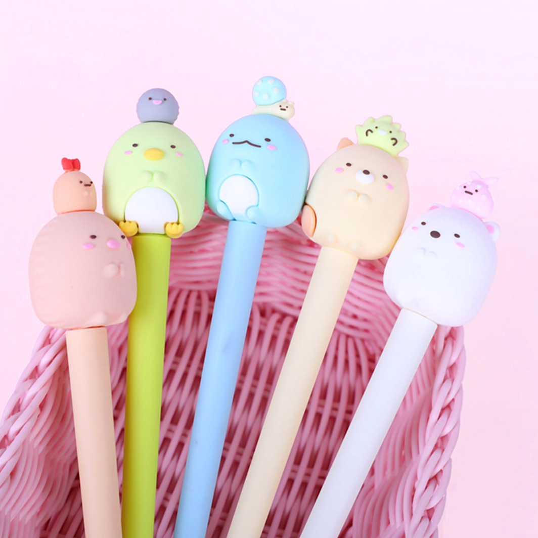 3 Stück Sumikko Gurashi Gelstift