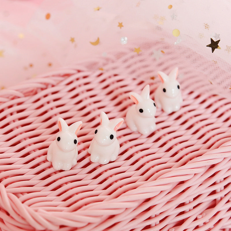 Mignon Mini Lapin Décoration 10 pcs/ensemble