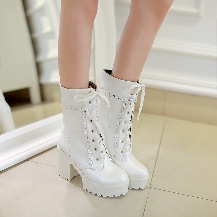 Kawaii High Heel Martin Boots