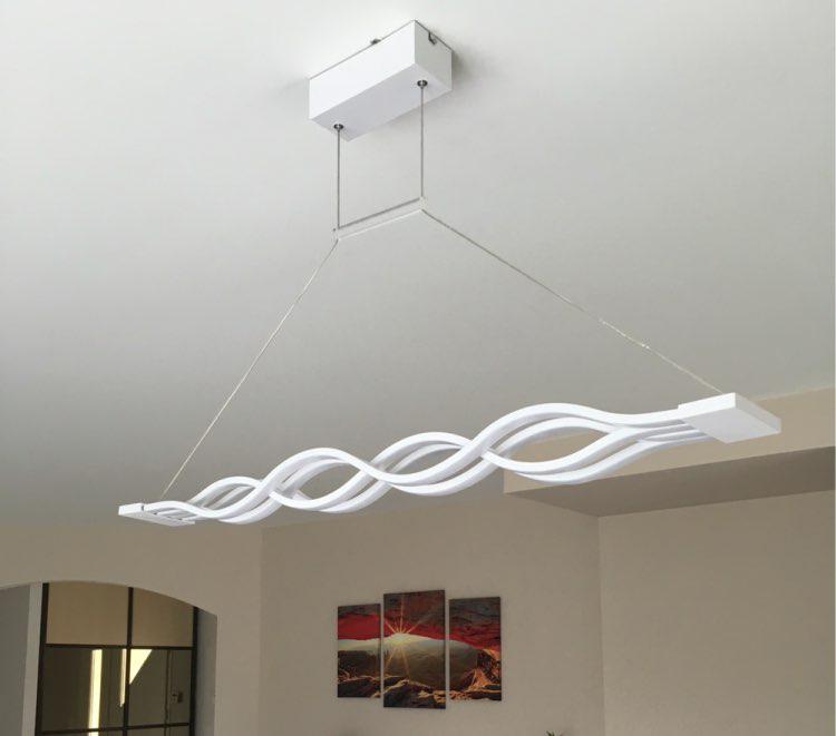 LED Wave Chandelier