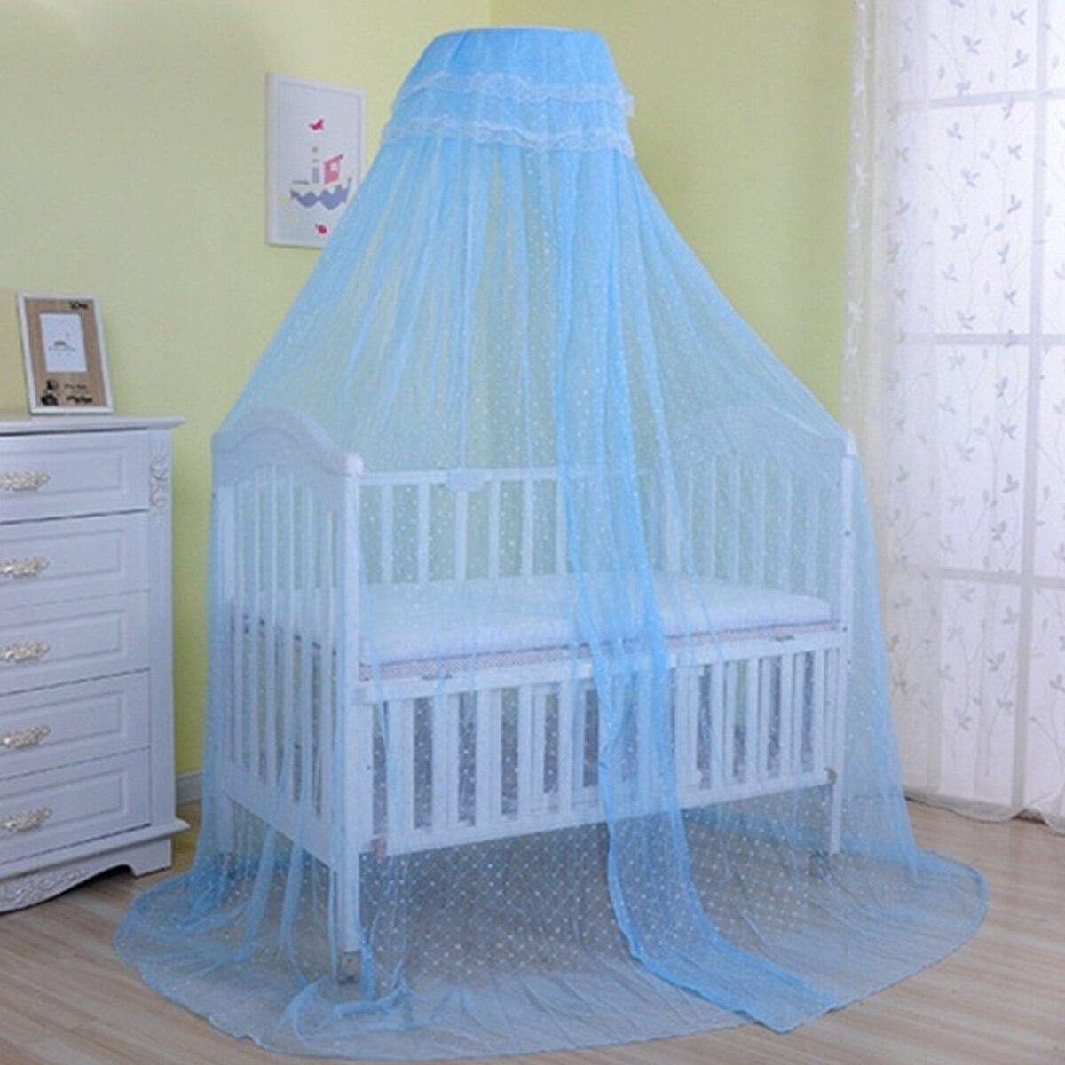 Kids Baby Mosquito Net Canopy Bedcover Cortina Ropa de cama Camping Cuna Netting 